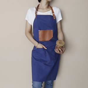 High Quality Fashion Leather <strong>Bbq</strong> <strong>Apron</strong> Custom Size Leather <strong>Apron</strong> Barista Waterproof Kitchen Leather <strong>Apron</strong> - Product Image 3