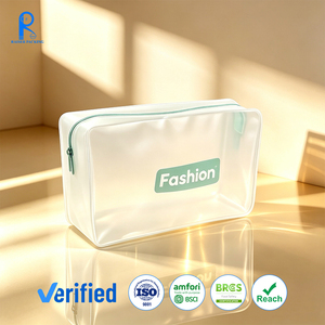 Large Capacity PVC Waterproof <b>Travel</b> Toiletry <b>Bag</b> <b>Clear</b> EVA Zipper Cosmetic Packaging Pouch Women Luxury Makeup <b>Bag</b> Custom logo - Product Image 1