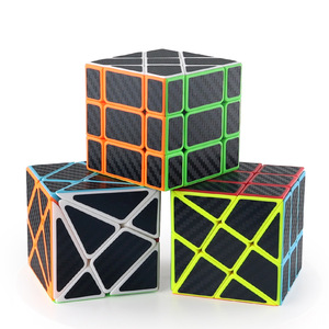 Cube de Rubik 3x3 en fibre de carbone Panxin, jouet éducatif pour adolescents, jeu de puzzle stimulant le cerveau - Product Image 1