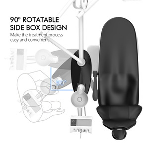 Fauteuil dentaire électrique Haoyi avec table de traitement rotative à 90 degrés, boîte latérale intégrée, en plastique noir, Foshan Guangdong - Product Image 1