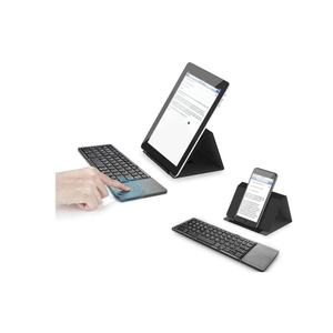 Clavier pliable miniature de poche certifié CE ROHS FCC, clavier sans fil avec pavé tactile, clavier pliable - Product Image 4