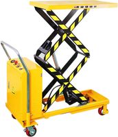 Table élévatrice hydraulique pour moto Élévateur à ciseaux semi-électrique Rail de guidage vertical Palan à moto d'occasion articulé fixé au mur