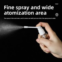 Flacons vides en PET pour spray nasal, 5, 8, 10, 20, 30 ml, avec buses pulvérisatrices directes, contenants cosmétiques rechargeables pour voyage