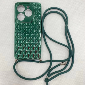 โมเดลแอฟริกันแบบรูเล็กชุบด้วยไฟฟ้าเคสมือถือสำหรับ POP6 tecno B1สายคล้องคอเส้นทแยงมุม - Product Image 3