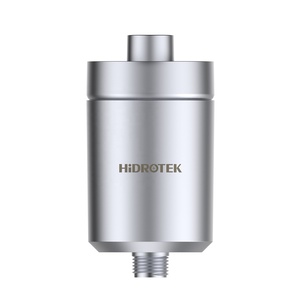 Bộ Lọc Nước Tắm Bằng Nhựa <span class=keywords><strong>ABS</strong></span> Màu Bạc Loại Bỏ Kim Loại Nặng Clo 7 Giai Đoạn Cho Nước Cứng - Product Image 1