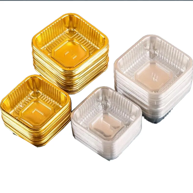 Container Maan Cake Set Pack Box Solar Lights Yard Geïsoleerde Voering Piepschuim Box Plastic Transparant Clear Box Lade