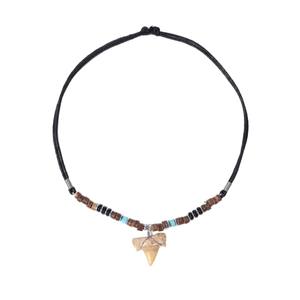 Collana personalizzata con denti di squalo per <span class=keywords><strong>mia</strong></span> <span class=keywords><strong>figlia</strong></span> collana da surfista da spiaggia con perline per le vacanze alla moda - Product Image 3