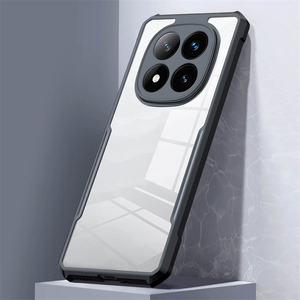 Funda de teléfono transparente anticaída dura de cuatro esquinas con marco protector de 360 grados de calidad confiable para Xiaomi Redmi Note 14 13 Pro - Product Image 1