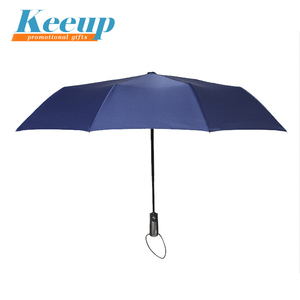 Paraguas de Golf de Fibra Completa Práctico en Oferta, Mango Largo, Goma Negra, Protección Solar, Doble Varilla Recta, Paraguas Promocional - Product Image 3