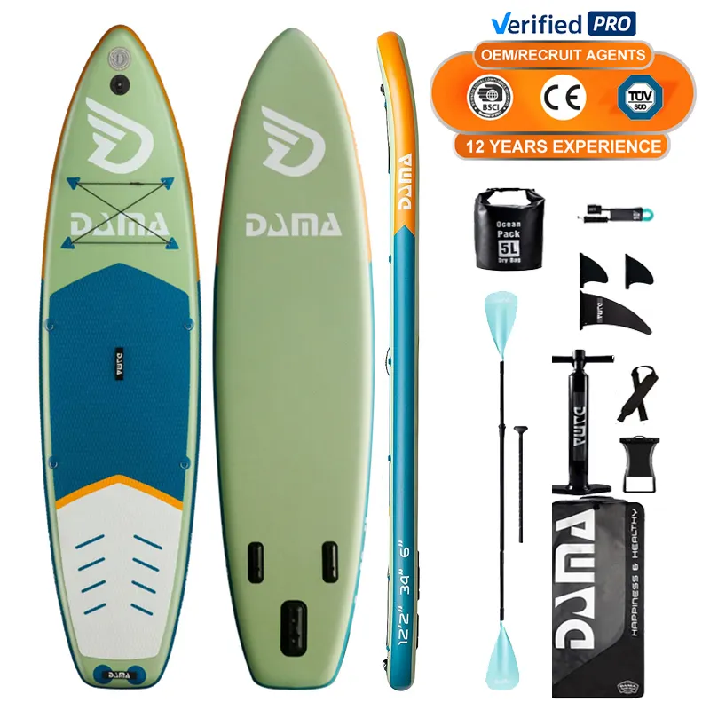 DAMA vente en gros jeux d'eau surf planche de surf gonflable stand up sup planches paddle board