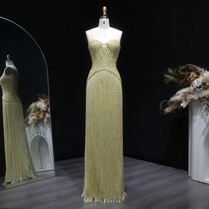 Lsz522 Elegantes Vestidos de Noche Formales para Mujer con Borlas y Cristales, Vestidos de Fiesta de Graduación Jancember - Product Image 2
