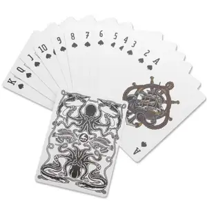 Fabricante proveedor de China juego de cartas de póquer logotipo personalizado Kuwait plástico PVC naipes para adultos