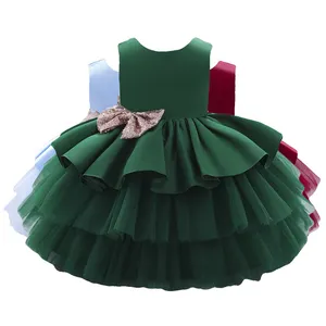 Poco <span class=keywords><strong>Vestito</strong></span> Dalla Ragazza con Fiocco di <span class=keywords><strong>Paillettes</strong></span> Infantile Pageant Abito Bambino Del Bambino Della Principessa Abiti Pageant Del Bambino Backless <span class=keywords><strong>Vestito</strong></span> Da Partito Dei Capretti - Product Image 1