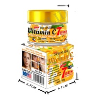 Krim Wajah Label Pribadi OEM Ekstrak Vitamin C AHA Melembapkan Memutihkan Anti-Sunburn Perbaikan Kulit Wajah untuk Semua Jenis Kulit