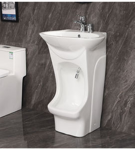 무슬림을위한 현대 세라믹 우두 분지 욕실 학교를위한 세라믹 타원형 세면대 - Product Image 3