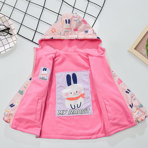 Chaqueta Casual para Niños con Forro Polar de Doble Cara y Cierre, Diseño de Dibujos Animados, para Otoño y Primavera, Unisex, <span class=keywords><strong>Cortavientos</strong></span> - Product Image 6