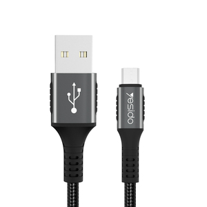Ca36 yesido QC sạc 1.2m Loại C Cáp dữ liệu dòng 5A nhanh phí điện thoại di động Cáp USB - Product Image 1