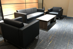 Nội thất nhà máy, bộ ghế sofa da, ghế sofa hiện đại cổ điển văn phòng - Product Image 5