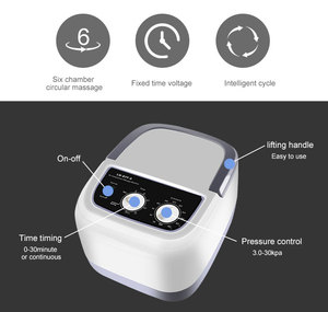 Ricarica Wireless massaggiatore piede compressione aria gambe trattamento stivali per il recupero muscolare delle braccia glutei e vita - Product Image 5