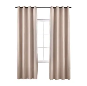 Rèm Cửa Sổ Phòng Khách 100% Bằng Vải Polyester Sang Trọng Có Sẵn