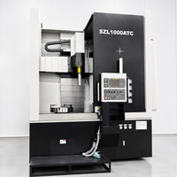Centre de tournage vertical CNC avec ATC SZL1000ATC, tour vertical robuste pour pièces métalliques de grand diamètre