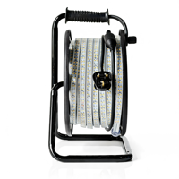 Bande lumineuse LED étanche AC230V AC110V 50M SMD2835, flexible, en PVC, avec options de prises US, EU, UK
