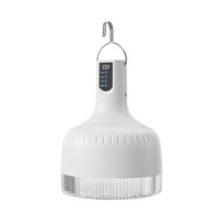 Lampe suspendue LED rechargeable portable 36 LED 2400mAh Type-C 1W compatible solaire pour la maison, le camping et les situations d'urgence