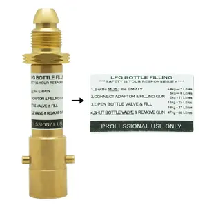 UK Bayonet LPG Filling Point refill Gas Propane cylinder Bottle Adapter