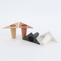 Pieds de canapé ronds en plastique pour commode de chambre, table de chevet, canapé, armoire, pièces de rechange pour meubles