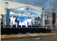 Escenario de aluminio para eventos al aire libre, podio portátil, plataforma para conciertos, iglesias, bodas, sistema de escenario.