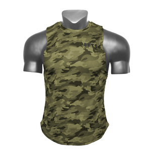 Precio al por mayor True Us/Eur tamaño algodón cómodo sin mangas hombres camisetas sin mangas Fitness camiseta culturismo entrenamiento gimnasio chaleco - Product Image 5