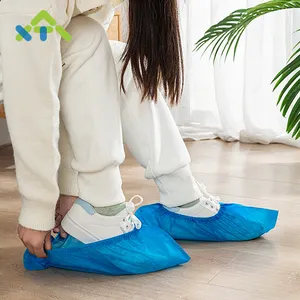 Giày dùng một lần bìa vải không dệt lớp phủ chống trượt 100 cái/gói chống trượt y tế giày bao gồm dùng một lần