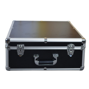 Aluminum Alloy Tool Case Black EVA Lined <b>Lockable</b> <b>Box</b> For Home <b>Storage</b> Spring 2023 CF1055 - Product Image 2
