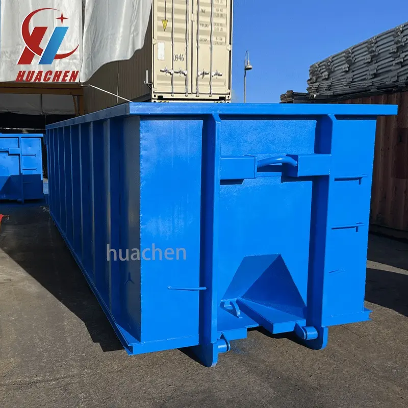 Hook lift bin truck scrap dumpster bin recycling waste metal bin hook Dumpsters for sale