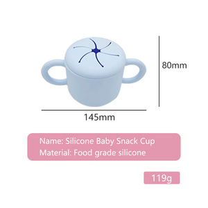 Factory Customized Logo Hot Sale Portable American Style Baby Suction Bowl Spoon Fork Bib Silicone Baby Feeding Set for <b>Kids</b> - Product Image 6