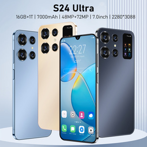 สมาร์ทโฟน S24 Ultra 5G ดีคาคอร์ หน้าจอ HD OLED ขนาด 7.0 นิ้ว แรม 16GB พื้นที่เก็บข้อมูล 1TB กล้องคู่ 48MP 72MP ภาษาอังกฤษ - Product Image 1