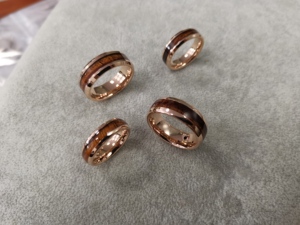 : 2024 produk baru cincin berlapis perak baja tahan karat cincin pasangan cinta untuk hadiah wanita - Product Image 4