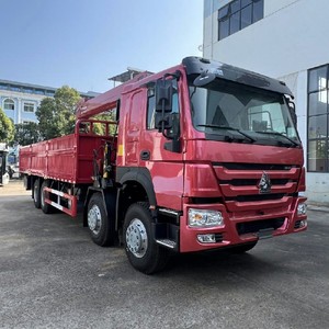 รถเครนติดตั้งบนรถบรรทุก HOWO 8x4 แบบไฮดรอลิก แขนยืดไสลด์ได้ - Product Image 3