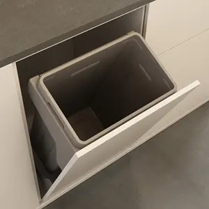 Tempat Sampah untuk Rumah Tilt Out Dapur Flip Down Tempat Sampah