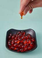 Capsule de gelée molle d'huile de krill à l'astaxanthine, oméga 3 EPA DHA de qualité alimentaire pour adultes