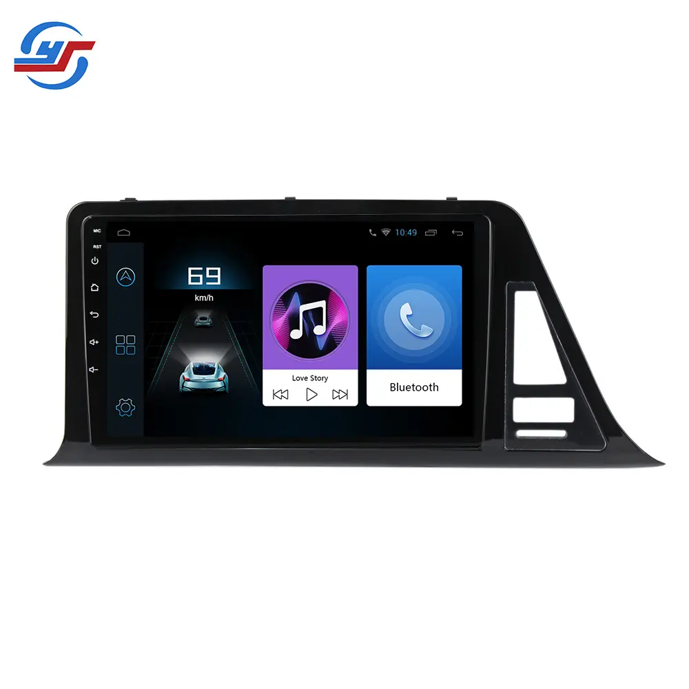 Android Gps Navigatie Dashboard 9 "Auto Audio Video Dvd-Speler Head Unit Muzieksysteem Voor Toyota C-HR 2016 2017 2018 2019 2020