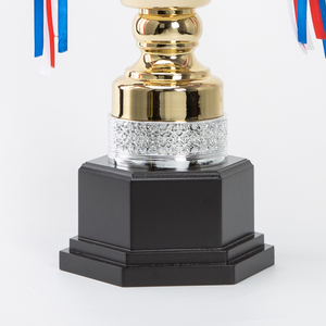 Trophée sportif en métal doré personnalisé, design populaire, pour les champions de football, pour <span class=keywords><strong>tournoi</strong></span> de football TB08 - Product Image 6