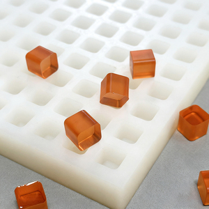 Hongo personalizado diamante 3,5 ml 3D Fondant caramelo Gummy Bear molde Silicona - Product Image 6