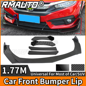 4Pcs Universal Front Bumper Lip Carbon Fiber <b>Splitter</b> Diffuser Body Kit for KIA for Subaru for Honda for Toyota for BMW for Benz - Product Image 1