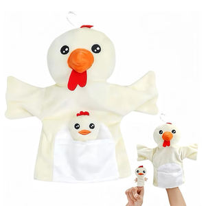 Juguetes Educativos Personalizados, Títere <span class=keywords><strong>de</strong></span> <span class=keywords><strong>Dedo</strong></span> <span class=keywords><strong>de</strong></span> <span class=keywords><strong>Pollito</strong></span> <span class=keywords><strong>de</strong></span> Peluche para Niños Pequeños, Juegos Interactivos para Padres e Hijos, Fiesta Temática <span class=keywords><strong>de</strong></span> Animales - Product Image 1