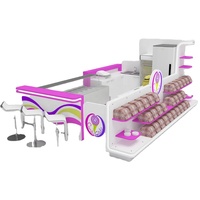 Kunden spezifische Candy Vitrine Candy Cabinet Candy Kiosk