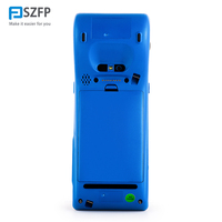 Terminal de paiement portable Android 4G avec imprimante thermique 58 mm, grande mémoire 2+16 Go
