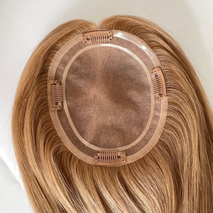 En stock : Mono Topper 100% Cheveux Humains Vierges Brésiliens, Extensions à Clips pour Femmes - Product Image 5