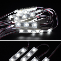 Módulo LED de Soldadura Ultrasónica de 12V 1W 3LEDs, IP68 SMD2835 175, Buen Precio °   Ángulo de Haz
