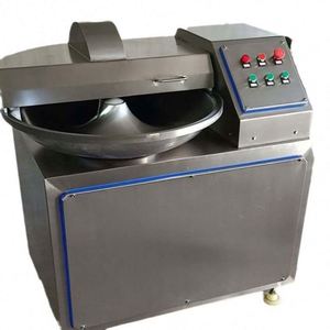 Machine à découper les aliments en acier inoxydable 40L, pour saucisses, poulet, légumes, viande, poisson, viande congelée, avec fonction de découpe sous vide et coupe-bol - Product Image 5